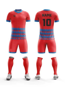 ชุดฟุตบอลสำหรับทุกเพศเสื้อฟุตบอลสีดำแขนสั้นโลโก้ด้านหน้าสไตล์ฤดูร้อน100% คุณภาพสูงสีชมพู - Product Image 2