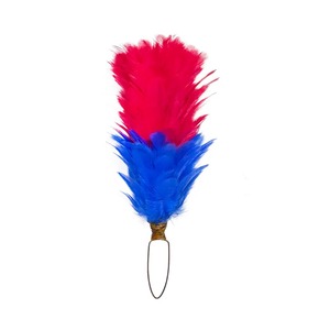 Banda de plumas de terciopelo azul teñida al por mayor con efecto de piel sintética |   Gorro Escocés con Plumas para Decoración del Hogar, Unisex, para las Cuatro Estaciones - Product Image 5