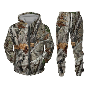 Men's Autumn Winter Camouflage Soft <b>Shell</b> Hunting Suit Breathable Print Design Waterproof Windproof 100% Polyester for - Product Image 4