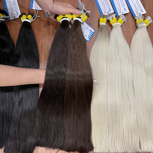 2026 In Stock <b>Russian</b> Bulk Hair Very High Quality Full End Colorful Straight Hair Bundles Drop Ship Worldwide Fast Ship - Product Image 4