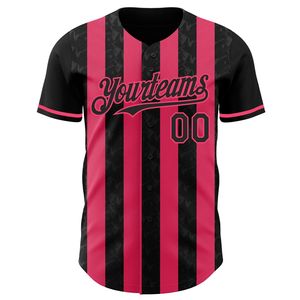 Custom Baseball Jersey Full Button Sublimation Print Team Uniform Wholesale 100% Polyester Short Breathable Summer Winter Spring - Product Image 6