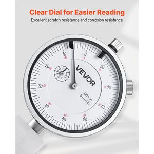 Precision EasyT 0-22 Inch <b>Micrometer</b> 4 Anvils 6 Standard Rods 0.001" Resolution Depth Gauge - Product Image 3