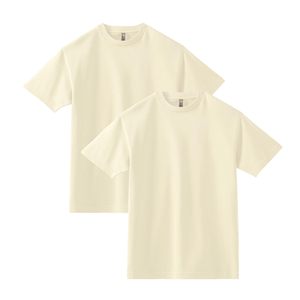 T-shirt en coton tricoté 100 % pour homme, coupe classique, col rond, manches courtes, style décontracté, séchage rapide, respirant, 260 g, FuturesKing Intl - Product Image 3