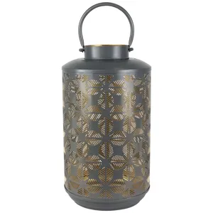 Support de bougie en métal rustique tendance, fait main, style ferme, pour mariage, dîner et événements, décoration en métal - Product Image 3