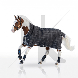 Manta para Caballos de Alta Calidad, Ligera, Impermeable, Rellena de Algodón, Transpirable, 1000D Ripstop, para Equitación y Establos - Product Image 5