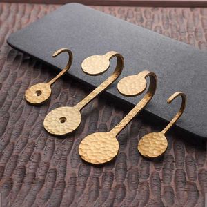 Durable solid brass <b>wall</b> <b>hooks</b> corrosion resistant long lasting coat <b>rack</b> for bathroom kitchen hallway use - Product Image 5
