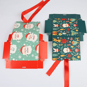 Customizable Eco-Friendly Biodegradable <b>White</b> Folding Book Shape Gift <b>Boxes</b> Sponge Lining Soft Paperboard Christmas Packaging - Product Image 4