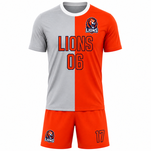 Conjuntos de Camisetas de Fútbol sin Mangas Antibacterianas y Transpirables de Alta Calidad, Diseño Moderno de Dos Colores, Fabricación en Equipo - Product Image 2