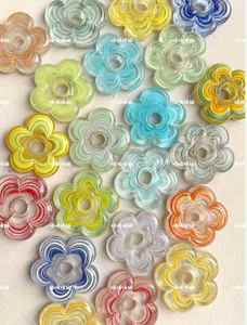 Handmade Tungsten Freshwater Pearl Strand Flower <b>Necklace</b> Colorful <b>Statement</b> Jewelry with Layered Floral Beads for Women Luxury - Product Image 4