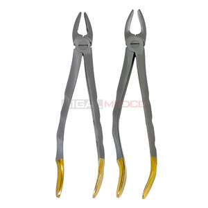 Set 2 Root Tooth Extracting Forceps (MD1&MD2 MD3&MD4) Manual German Stainless Steel Dental Surgical Instruments for Upper Lower - Product Image 1