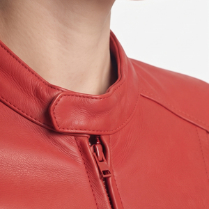 Traje de Cuero de Alta Calidad para Motociclistas, Uniforme de Cuero Genuino para Mujer, Traje de Una Pieza para Verano y Carreras - Product Image 5