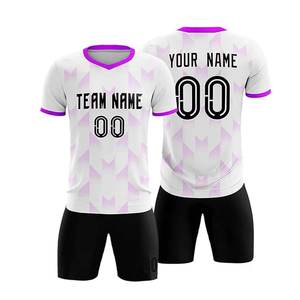 Derniers ensembles d'uniformes de football 2026 fabriqués en usine, de haute qualité, conception OEM personnalisée, maillots imprimés respirants 100% à prix abordables - Product Image 3