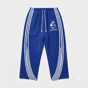 Pantalon de survêtement homme épais avec cordon de serrage, style streetwear camouflage, broderie logo personnalisé, jogger imprimé - Product Image 4