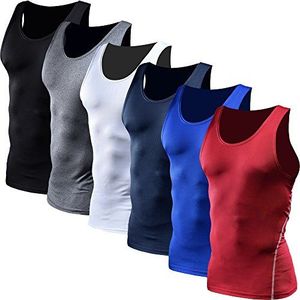 <b>Men</b> Compression Tank Top Sleeveless Sports <b>Vest</b> Breathable Cotton Spandex <b>Gym</b> Training Shirt Outdoor Hiking - Product Image 3