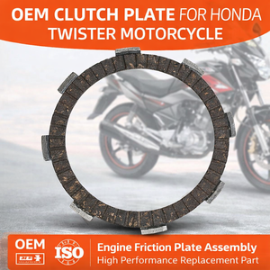 Plaque d'embrayage OEM pour moto Honda Twister |   Ensemble de plaques de friction du moteur |   Pièce de rechange haute performance - Product Image 5