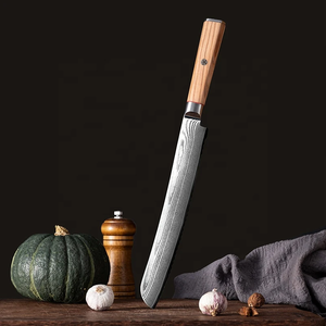Premium LEGACY BLADES Damascus Steel <b>Bread</b> <b>Knife</b> Serrated Blade Custom Wooden Handle <b>Bread</b> Cutter OEM Supplier - Product Image 2