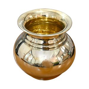 Shubh Lota traditionnel en laiton pour Puja Abhishek et usage quotidien, sûr, sans danger et résistant à la rouille - Product Image 3