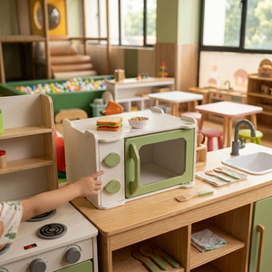 Jouet en contreplaqué de pin américain, jouet durable pour enfants, jouet pour micro-ondes à bords lisses, jouet pour micro-ondes de style vietnamien - Product Image 6