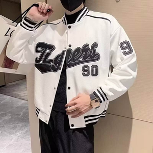 Chaqueta de vuelo personalizada con cremallera completa – Prendas de alta gama hechas a medida – Chaqueta bomber de algodón personalizada premium para hombre - Product Image 4