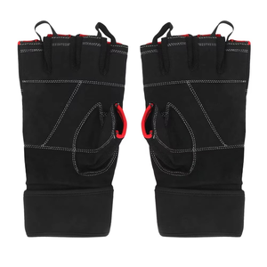 Gants d'entraînement légers et respirants en vinyle à demi-doigts Geo Brothers Company pour la musculation avec logo personnalisé - Product Image 1