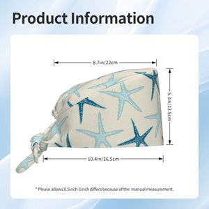 Eco Friendly Breathable Cotton Surgical <b>Caps</b> Unisex Quick Dry <b>Scrub</b> Hats Custom Logo for Hospitals Pet Hospitals - Product Image 5