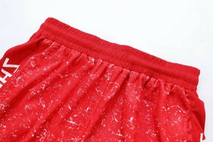 ชุดกีฬาสำหรับใส่เล่นบาสเก็ตบอล,ชุดนักวิ่งสุดสร้างสรรค์สำหรับผู้ชายชุดกีฬาพิมพ์ลายและสีที่กำหนดเอง - Product Image 6