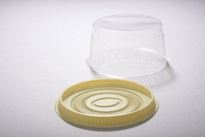 XDJ Round <b>Plastic</b> Cake <b>Container</b> With PET Clear Lid Transparent <b>Food</b> Grade XDJ-CC-65H - Product Image 4