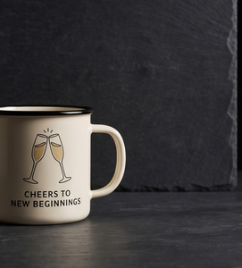 แก้วเคลือบเหล็กพิมพ์ลายแชมเปญ "Cheers To New Beginnings" สำหรับขายส่งจากโรงงานโดยตรง - Product Image 5