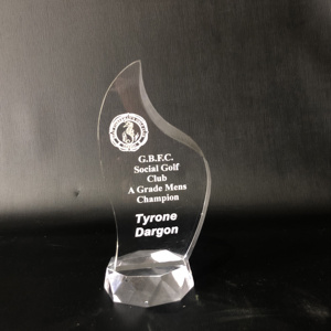 2025 Modern Variety Designed Wholesale High Quality Business Gift Blank Crystal Glass <b>Trophy</b> Acrylic <b>Trophy</b> Award - Product Image 1