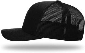 Black And White Mesh Trucker <b>Hat</b> 6-Panel Adjustable Unisex Casual Cap Spring <b>Summer</b> Style - Product Image 6