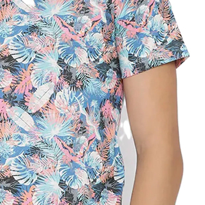 High Quality Men’s Tropical <b>Leaf</b> Printed Sublimation Colorful Summer Beach Tee Quick Dry T-Shirt Short Sleeve and Streetwear - Product Image 5