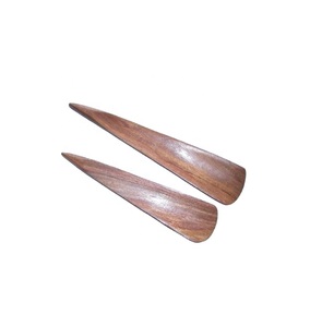 High Quality 100% Wood <b>Shoe</b> Horn and <b>Shoe</b> Lifter and Natural Wood Color and Custom Logo Wood <b>Shoe</b> Horn for Hot Sale - Product Image 4