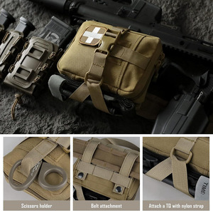 Trousse de secours portable avec pochette en cuir imperméable et durable pour les trousses de premiers secours et le transport compact, à prix abordable - Product Image 5