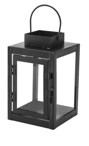 New Trending 2026 Metal & Glass Candle <b>Lantern</b> for Home Decor With Matt <b>Black</b> Finished Candle Holder For Wedding Customized - Product Image 2