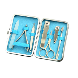 Trending Professional Hand Nail Care <b>Tools</b> Set Glass Nail File Precision Trimmers Compact Metal Storage Case - Product Image 3