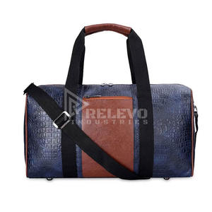 Bolsa de Viaje Personalizable de Cuero de Grano Completo 30L, Precio al por Mayor, Bolsa de Fin de Semana de Alta Gama a Precio Accesible - Product Image 1