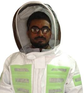 Traje de Apicultura de Alta Calidad, Duradero, de Algodón, Ideal para Granjas Apícolas, Recolección de Miel y Uso Profesional - Product Image 5