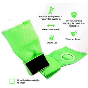 Vendas de mano rápidas personalizadas con almohadilla de gel, guantes interiores de boxeo, vendas protectoras para boxeo y MMA, guantes de entrenamiento de boxeo - Product Image 3