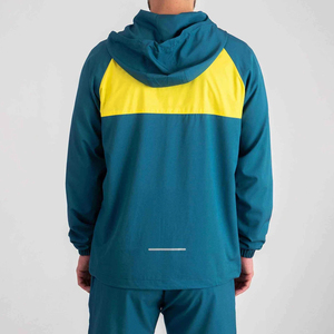Conjunto Casual de Dos Piezas para Hombre, 100% Poliéster, Tejido, Cortavientos, de Secado Rápido, con Capucha Bordada, Estilo Urbano para Invierno - Product Image 3