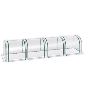 Grande Serra Agricola con Telaio in Acciaio Zincato, Mini Serra con Pellicola in PP PE Spugnoso - Product Image 1