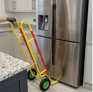 Carretilla de Plataforma Metálica Industrial Multiusos, Carro para Refrigeradores, Capacidad de 400 kg, Recubrimiento en Polvo, Ajustable, 2 Personalizables - Product Image 3