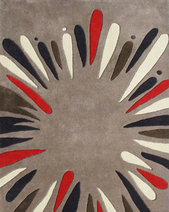 Tapis en laine faits main, tuftés à la main, multicolores, personnalisables en taille et couleur, pour la maison, le bureau ou le salon. - Product Image 2