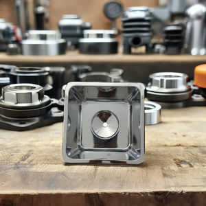 Conception personnalisée de bouchons de valve empilables à emboîtement en acier robuste Pied carré de distillation en tôle de haute qualité - Product Image 1