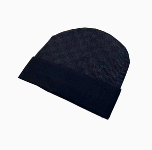 Bonnet unisexe bleu de qualité supérieure 2026, 100 % acrylique tricoté, avec blocs de couleur, décontracté, pour l'hiver, pour adultes, 56-58 cm - Product Image 2