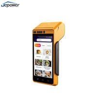 Terminal POS Inalámbrico Android 4G LTE para Pagos Móviles, Pantalla HD de 5.5 Pulgadas, Impresora Térmica, Lector de Tarjetas Magnéticas NFC IC, Máquina POS