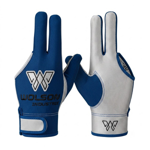 ถุงมือสนุกเกอร์ Wolson Industry ปักโลโก้ได้ตามต้องการ ผ้าเนื้อยืดทนทาน น้ำหนักเบา แบบสามนิ้ว สำหรับมืออาชีพ - Product Image 1