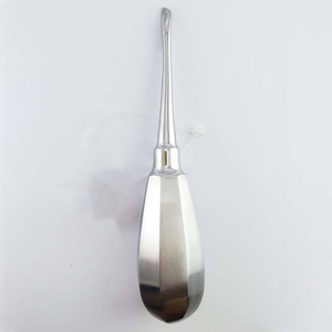 เครื่องมือถอนรากฟันแบบใช้ซ้ำได้ Bone Bridge Instruments BBI-063 (ด้านขวา) สีเงิน สแตนเลสสตีล ด้ามจับตามหลักสรีรศาสตร์ ได้รับการรับรองมาตรฐาน CE - Product Image 4