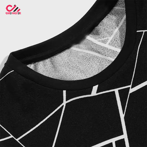 Ensemble personnalisable pour homme, style streetwear estival, t-shirt classique respirant avec impression par sublimation et short assorti pour un look décontracté - Product Image 6