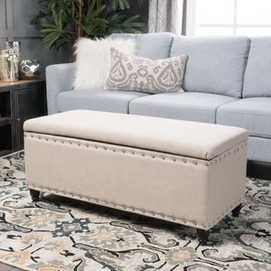 <b>Storage</b> Ottoman Stylish <b>Stool</b> with Hidden <b>Storage</b> Space for Home or Office Use - Product Image 3