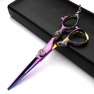 Ciseaux de coiffure 6'' en acier inoxydable JP, ensemble de ciseaux de barbier professionnels pour la coupe de cheveux, avec sac inclus - Product Image 4